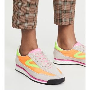 Tretorn Rawlins 10 Sneaker Orange/Green/Pink NIB